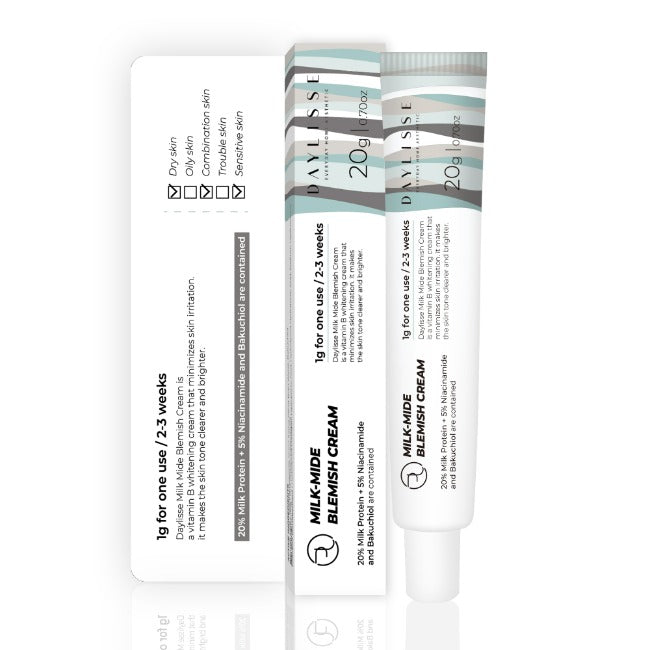 Daylisse Milk-Mide Blemish Cream (20g) | Targeted Brightening & Blemish-Reducing Cream