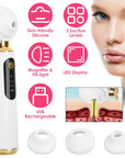 Blackhead Vacuum Remover Electric Acne Blackhead Comedone Extractor Remover Tool Facial Pore Cleaner Pimple Suction Tool