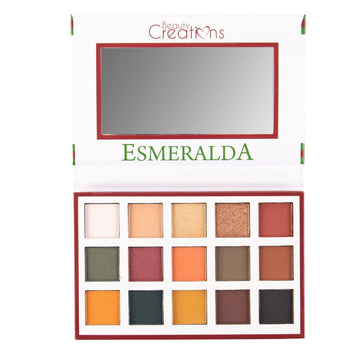 BEAUTY CREATIONS Esmeralda 15 Color Eyeshadow Palette - Free Shipping