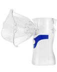 Handheld Ultrasonic Mesh Atomizer Nebulizer Breathing Inhale Mist Compressor Steamer w/ Adult Kid Mask Mouthpiece