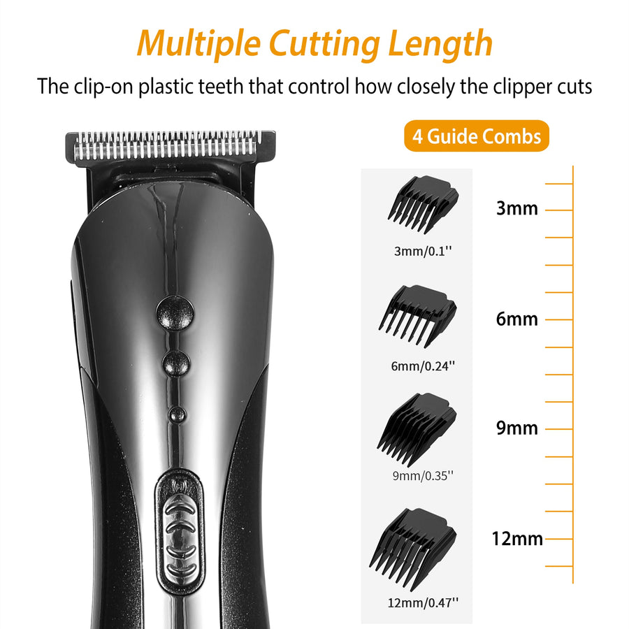 SHINON Men Electric Hair Clipper Trimmer Rechargeable Beard Shaver Razor Nose Trimmer Set