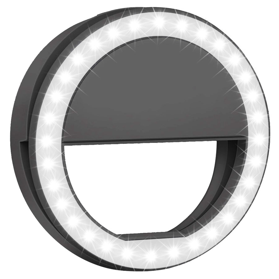 Selfie Ring Light 36 LEDs Ring Fill Light Clip for for iPhone Xs Max/XR Galaxy S10 Plus Tablet