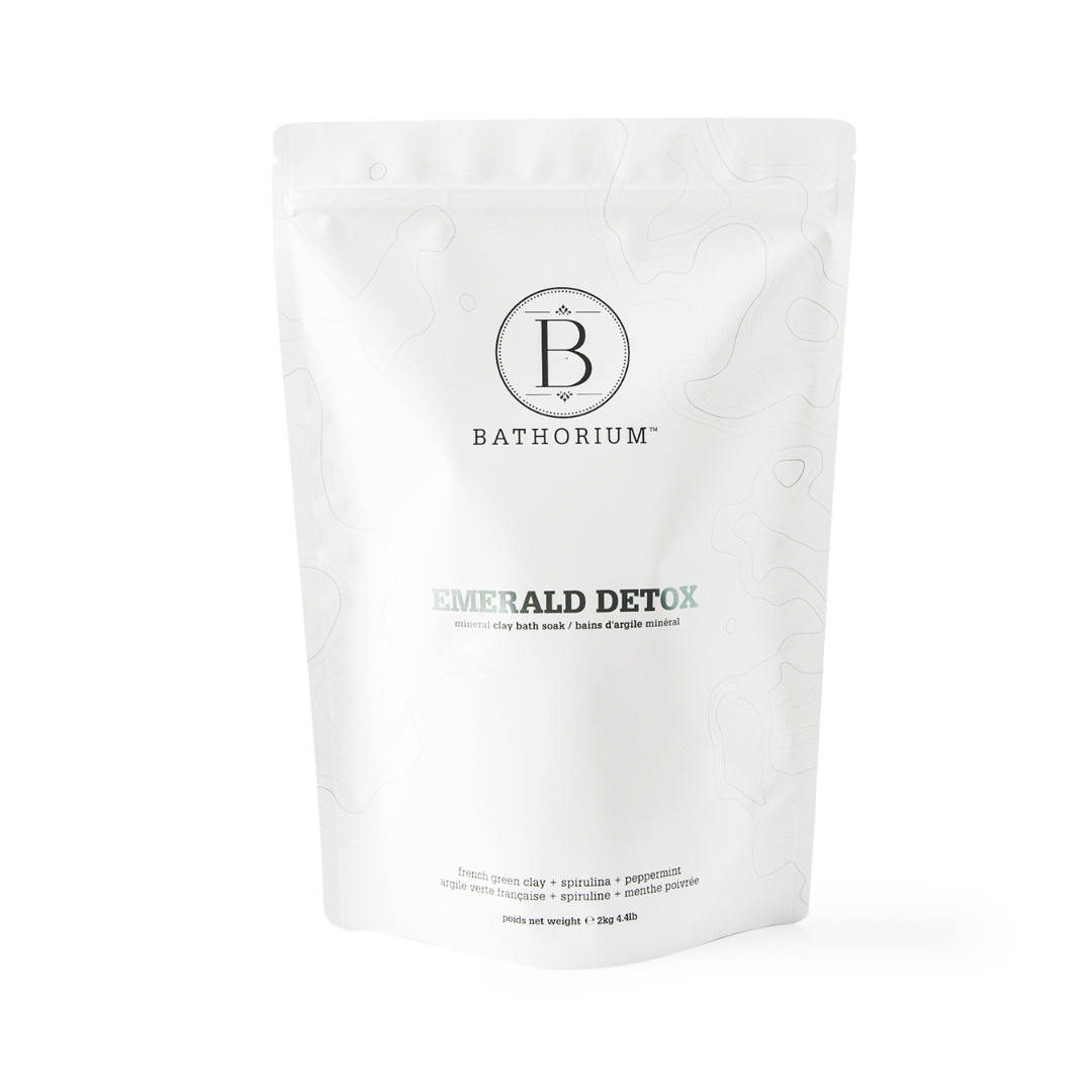Wholesale Emerald Detox Clay Mineral Soak – French Sea Salt & Montmorillonite Clay Bath Soak