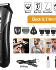 SHINON Men Electric Hair Clipper Trimmer Rechargeable Beard Shaver Razor Nose Trimmer Set