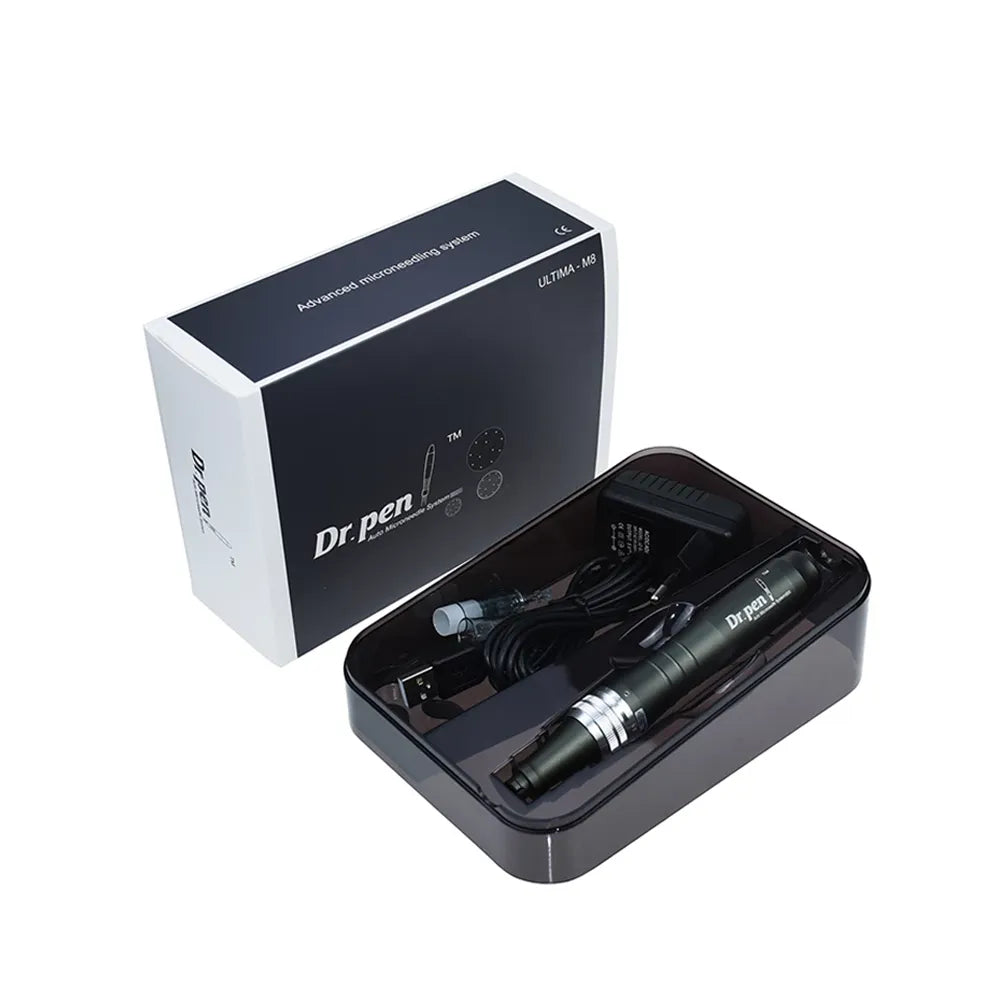M8C Dr. Pen Professional Microneedling Device – Adjustable Needle Depth & Speed, Anti-Aging, Acne Scar & Skin Rejuvenation