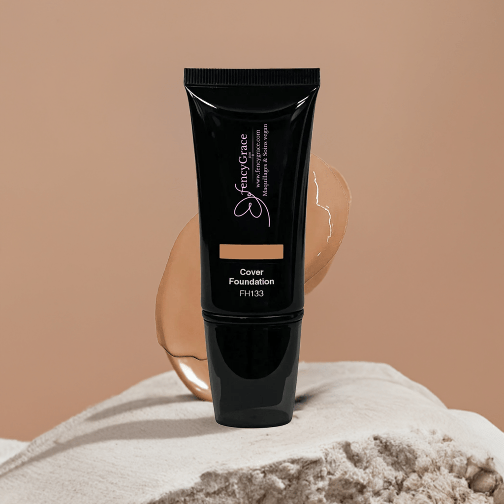 FencyGrace Full Coverage Vegan Foundation – Dina 133, Hydrating & Long-Lasting