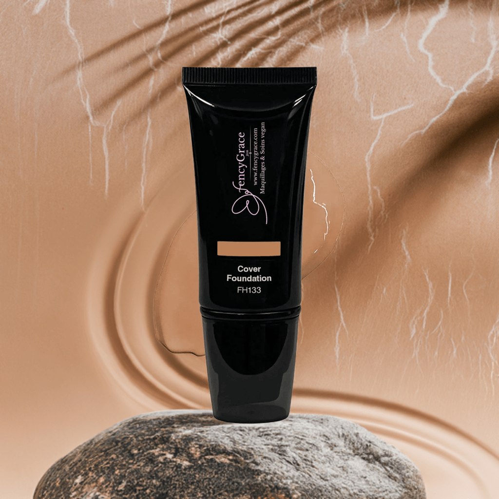 FencyGrace Full Coverage Vegan Foundation – Dina 133, Hydrating & Long-Lasting