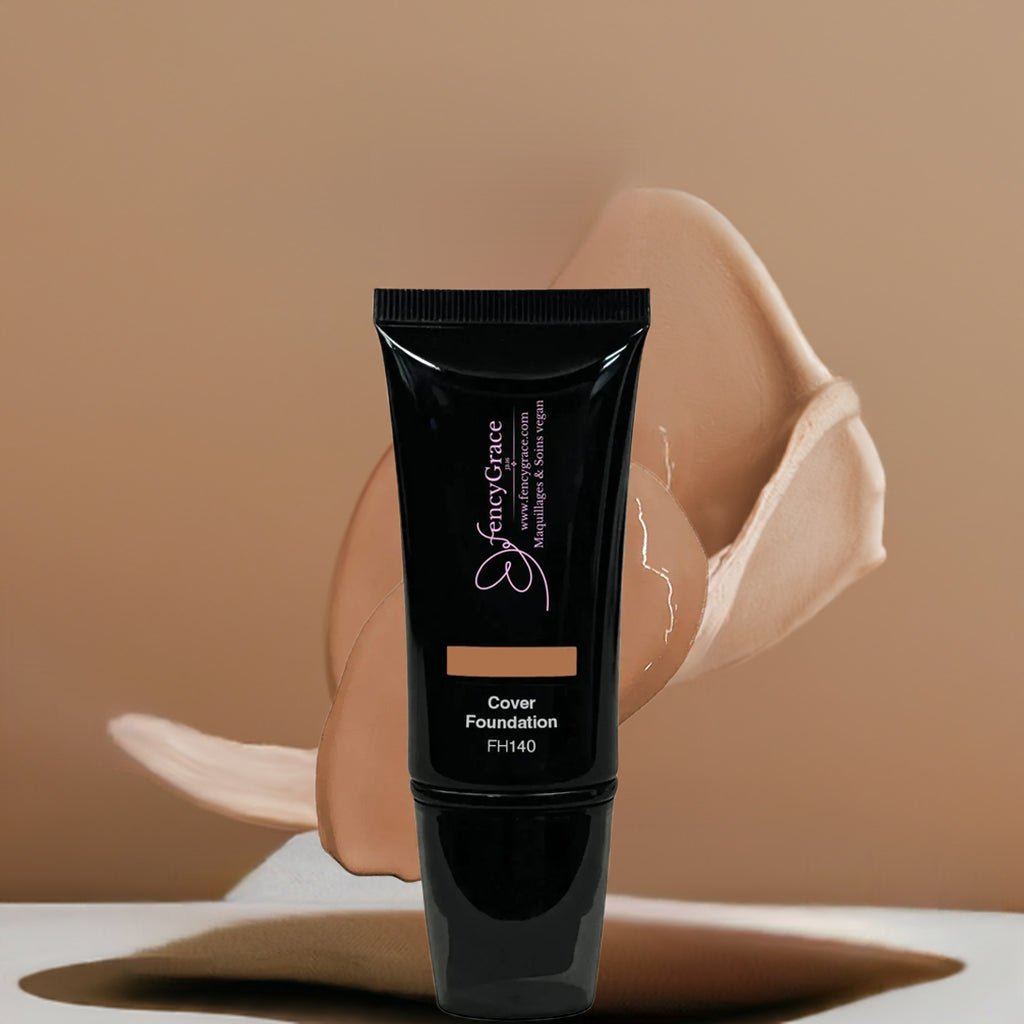 FencyGrace Conceal + Perfect 2-in-1 Liquid Foundation – Eve 140, HD Full Coverage, Vegan & Cruelty-Free