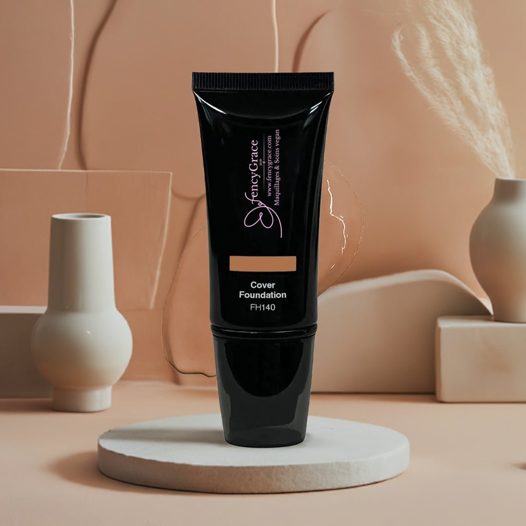 FencyGrace Conceal + Perfect 2-in-1 Liquid Foundation – Eve 140, HD Full Coverage, Vegan & Cruelty-Free