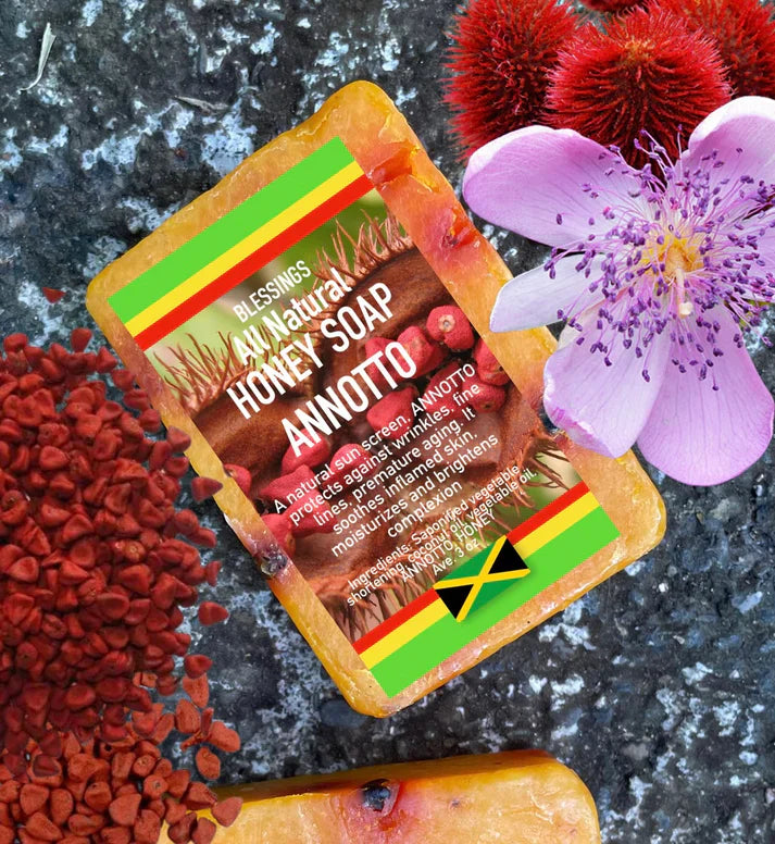 Blessings All Natural Honey Annotto Face & Body Bar