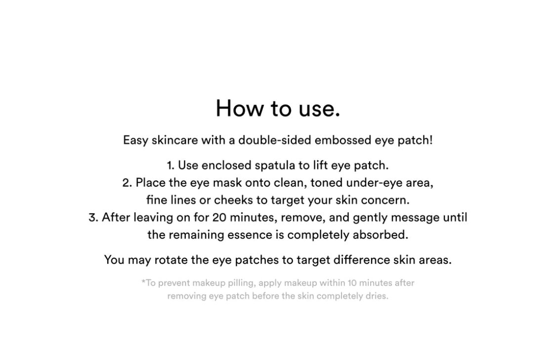 Abib Collagen Eye Patch Jericho Rose Jelly (60pcs)