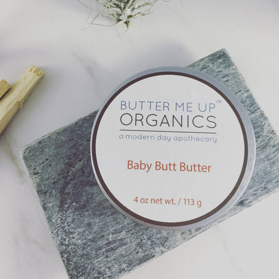 Butter Me Up Organics a Modern Day Baby Butt Butter 4 oz net Wet./113g