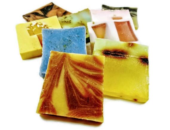 Yellow Shadow Vegan Soap Soap Sampler Soap Samples Soap Gift Essential Oil Soap Handmade Soap Bar