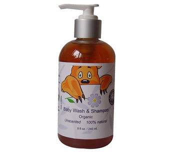 Organic Baby wash and shampoo for sensitive skin 240ml