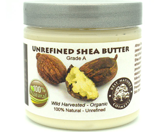 Best Natures Cosmetic Yellow Poppy Pure shea butter beige organic, unrefined 100% Natural