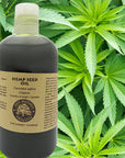 Yellow Poppy Pure Hemp Seed Oil Organic