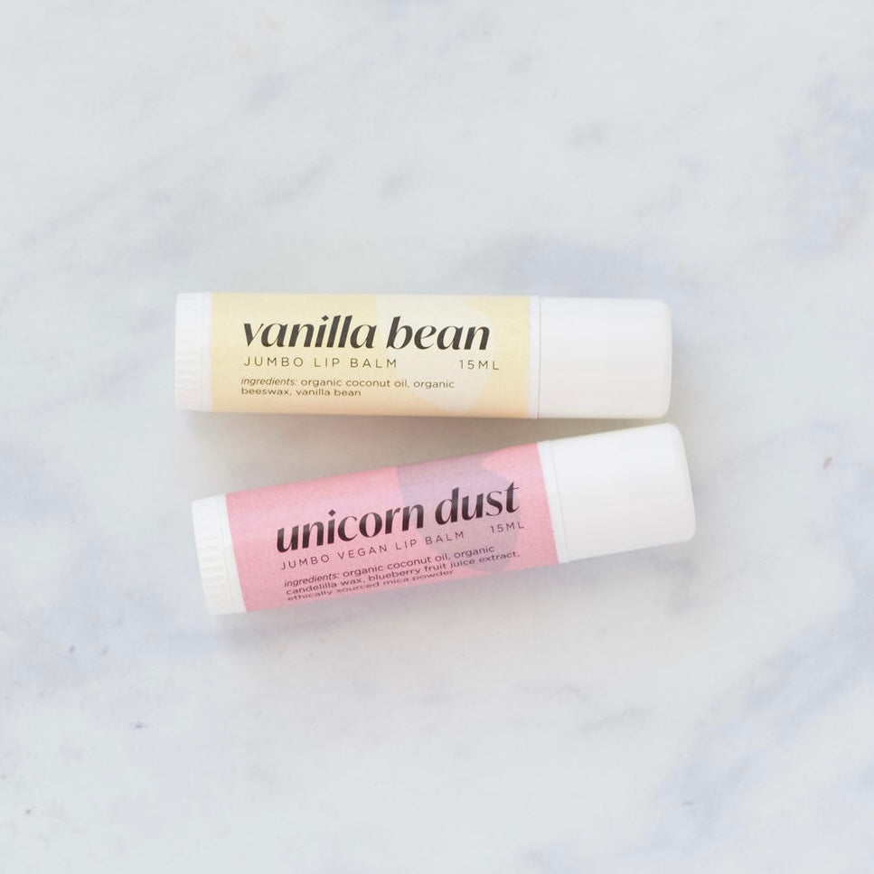Jumbo Vegan Unicorn Dust Lip Balm – Super-Sized Hydrating Care
