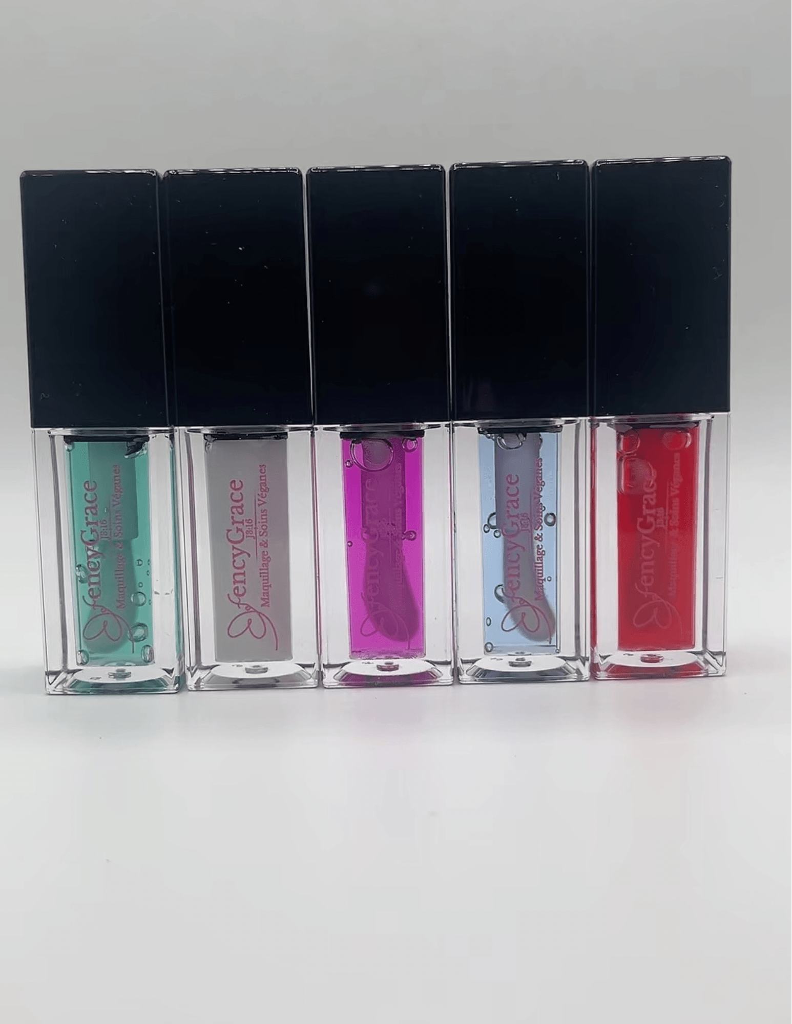 FencyGrace Lip Plumper Gloss Shimmer – Vegan, Hydrating & Shimmering