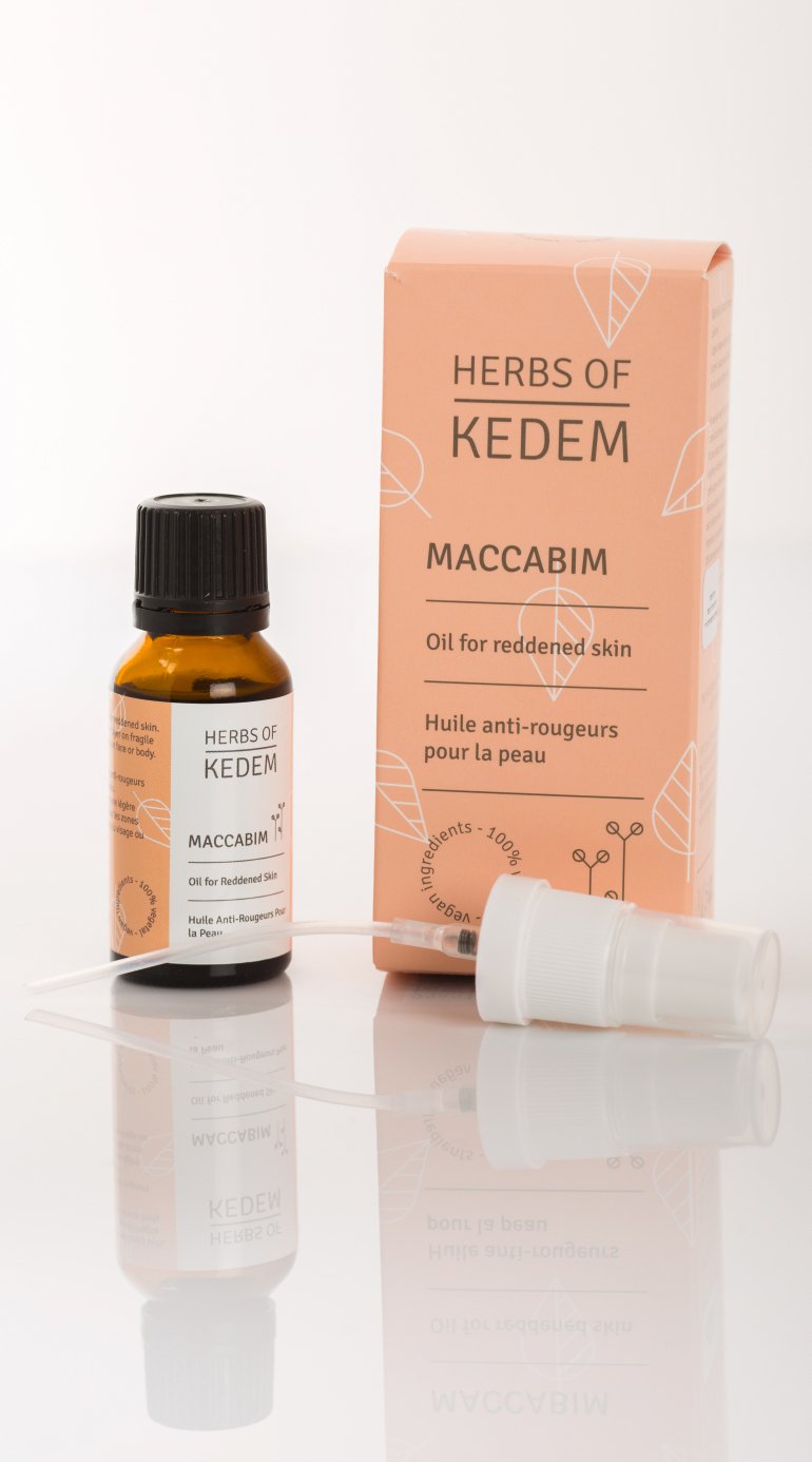 Maccabim Oil – Reddened Skin & Tissue Restoration with Immortelle