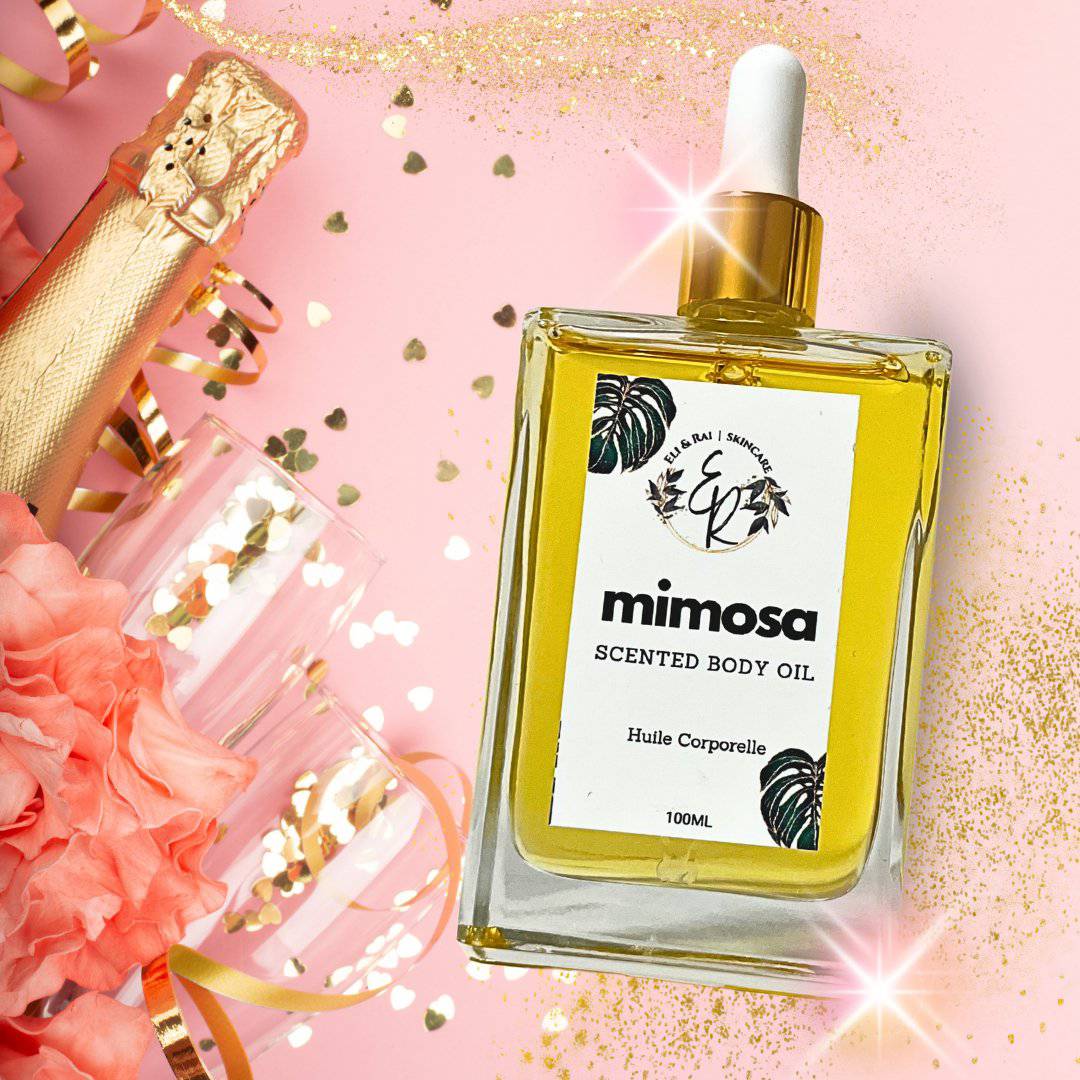 Mimosa Scented Body Oil – Hydrating & Nourishing Antioxidant-Rich Body Oil