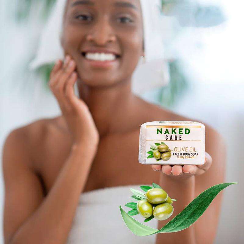 Naked Care ® (2x100g) Olive Oil Face & Body Bar