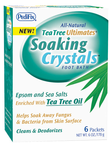 Tea Tree Ultimates Soothing Crystals 1 oz Packets (6/Pkg) – Relaxing Foot & Bath Soak