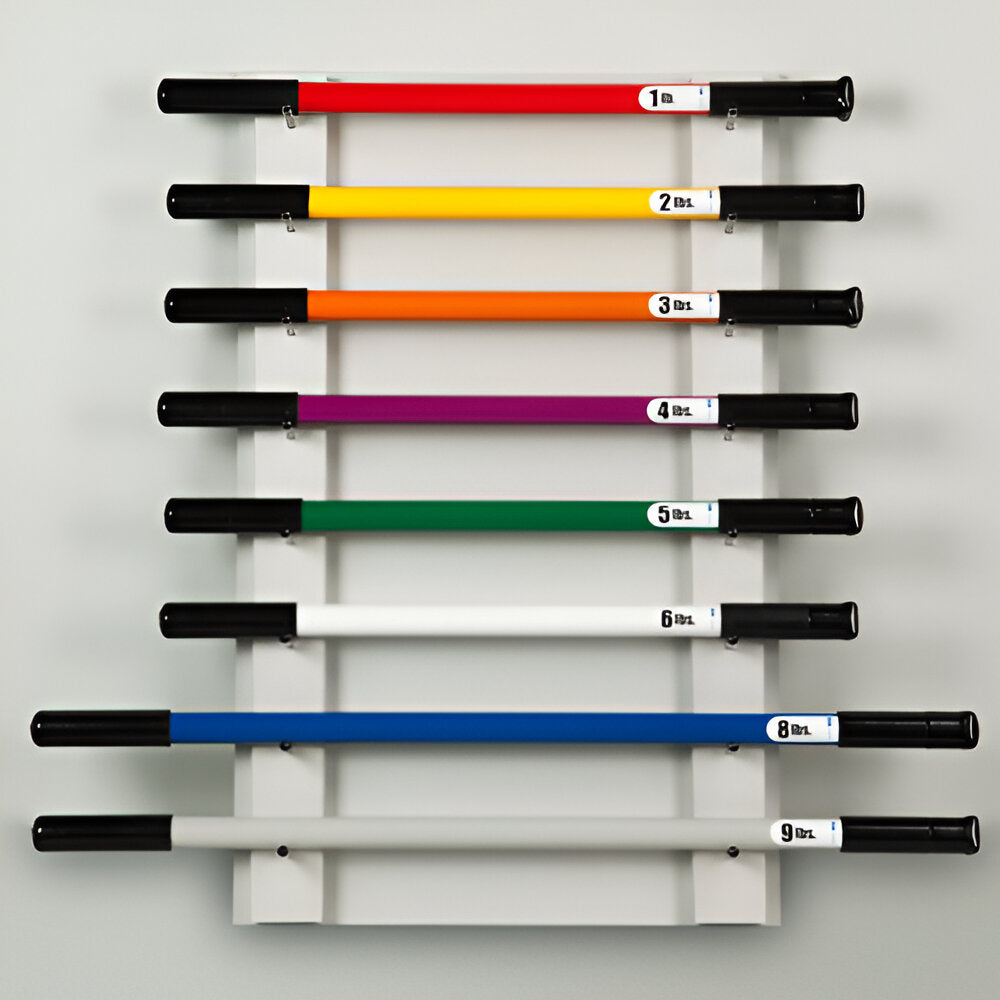 Wall Weight Bar Rack – Space-Saving Heavy-Duty Gym Storage