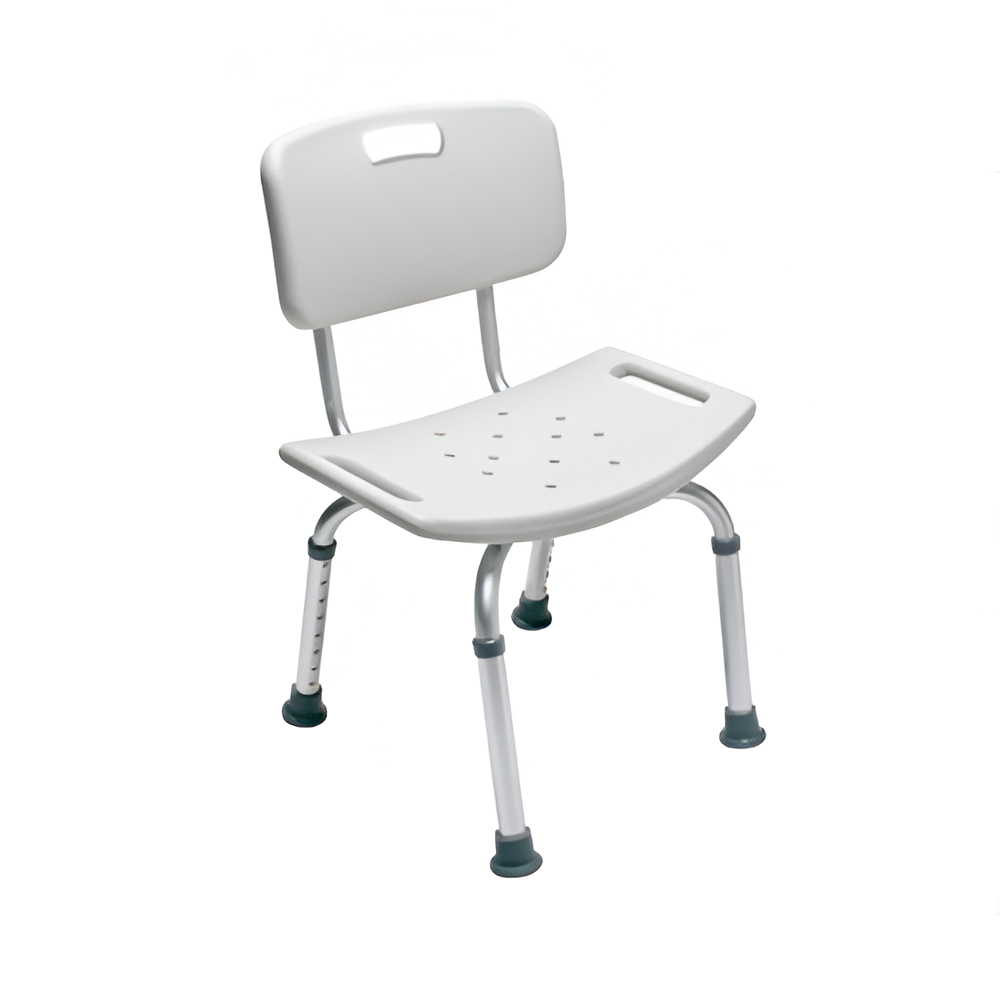 Lumex Platinum Collection Bath Seat with Back – Adjustable Height, Case of 4