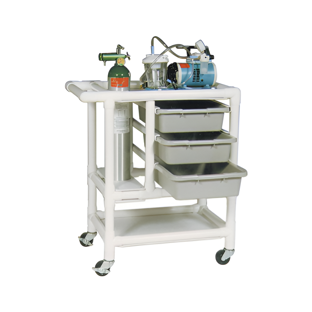 Crash Cart Only Emergency PVC – Durable Medical Emergency Storage Cart