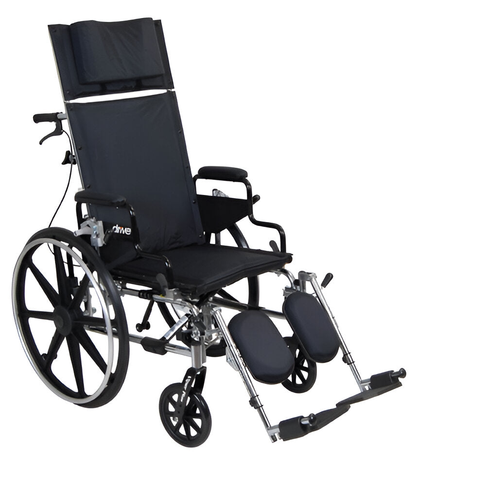 Viper Plus Reclining Wheelchair 20" – Flip-Back Removable Arms
