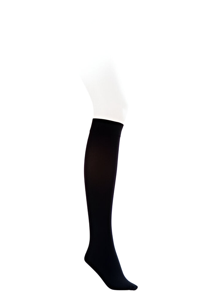 Jobst Opaque 15-20 mmHg Knee-High Black Large Petite Compression Stockings (Pair)
