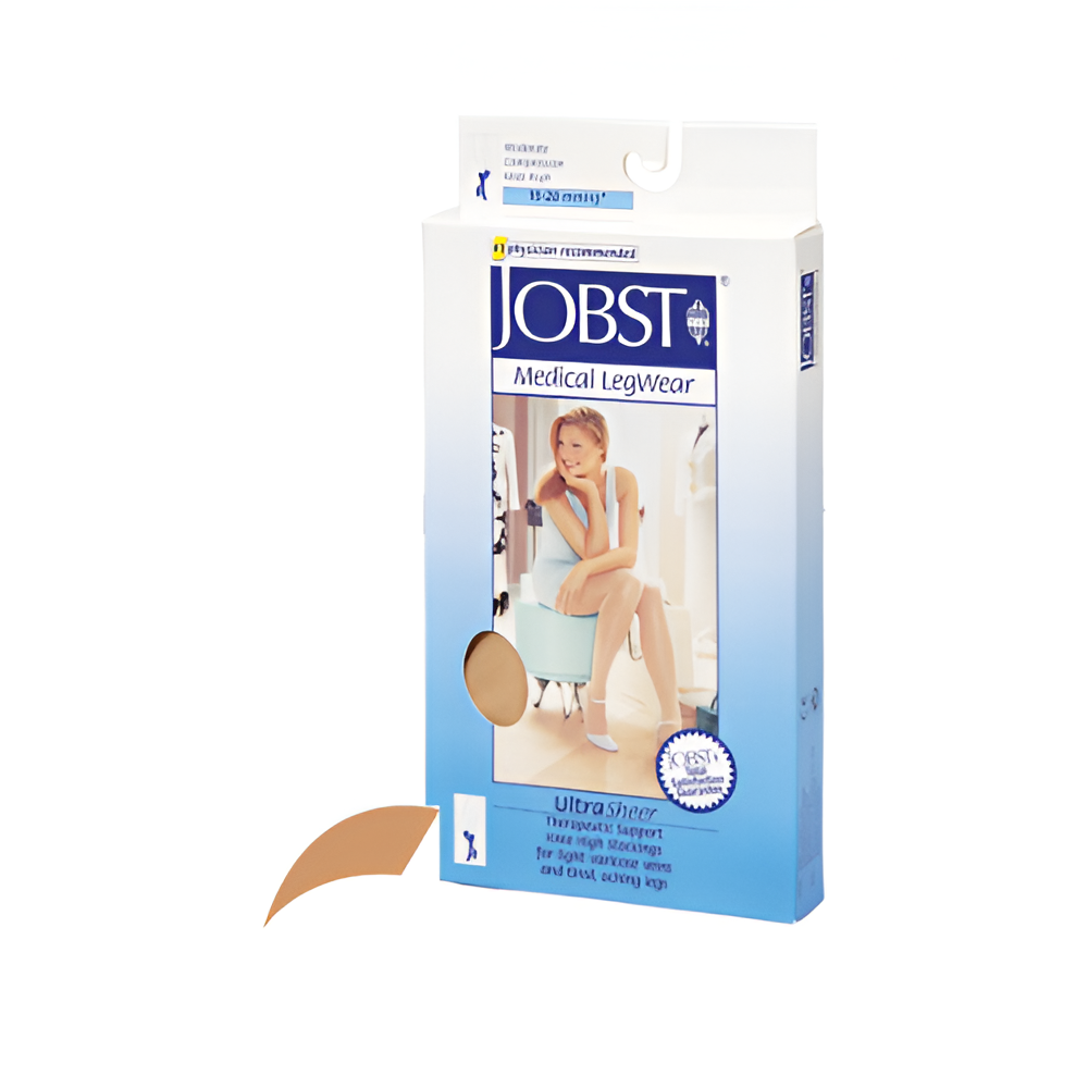 Jobst Ultra Sheer 15-20 mmHg Knee-High Compression Stocking – Medium Sun Bronze