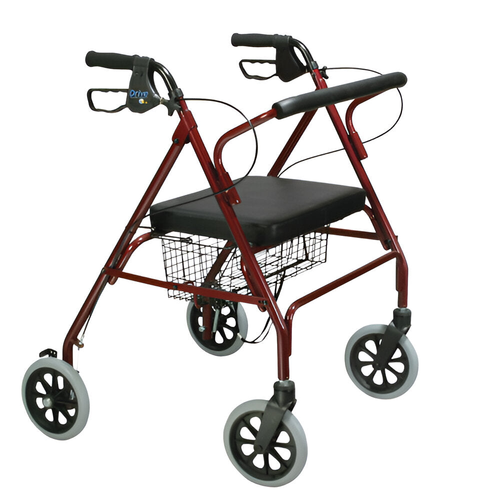 Rollator Oversize Bariatric Steel with Loop Brake – Heavy-Duty Mobility Aid