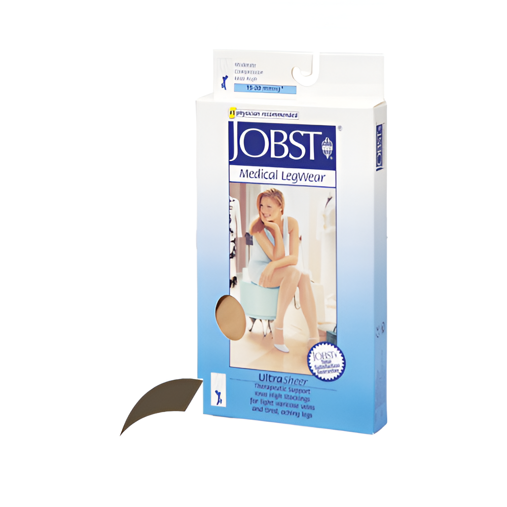 Jobst Ultrasheer 15-20 mmHg Pantyhose Honey – Full-Leg Compression Stockings