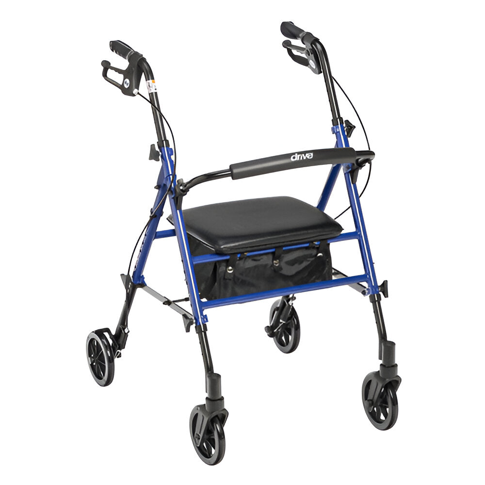 Rollator Aluminum with Adjustable Seat Height – Lightweight Mobility Walker