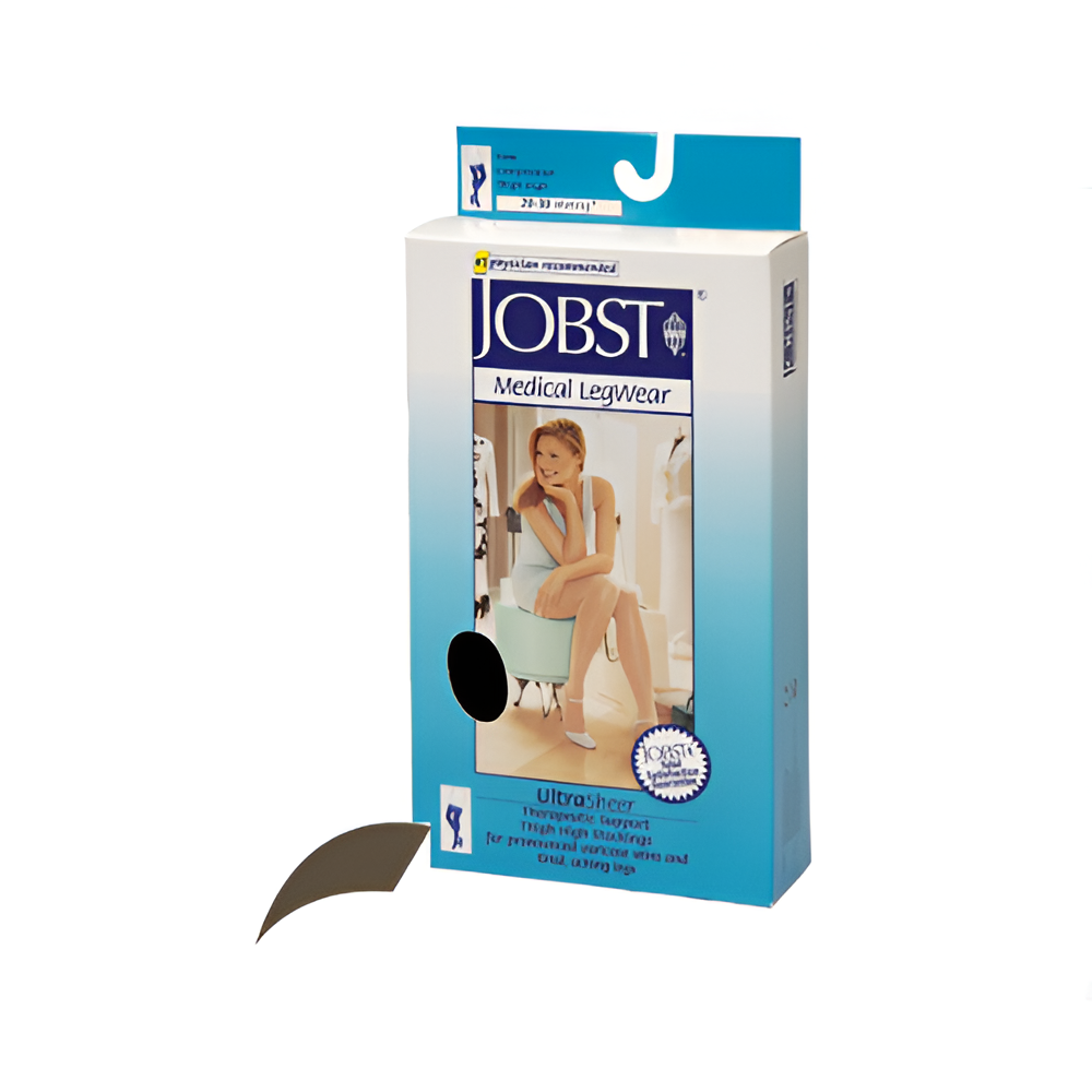 Jobst Ultrasheer 20-30 mmHg Thigh-Hi – Firm Compression Stockings for Leg Support