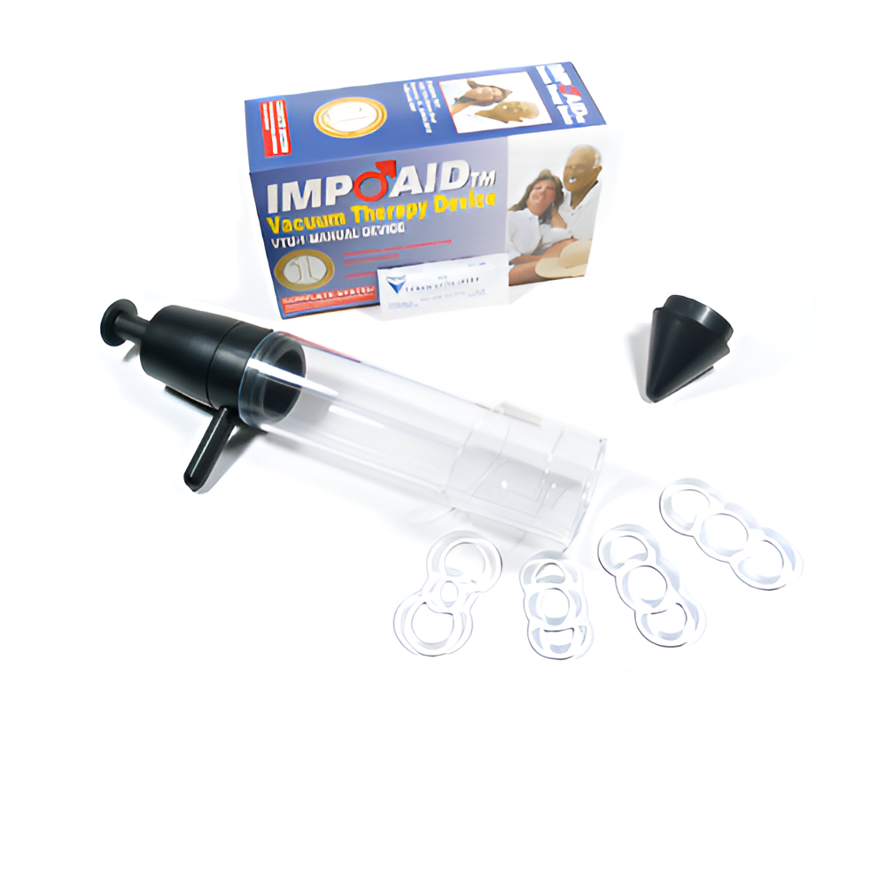 Vacuum Erection Device OTC – Non-Invasive ED Solution with Pump, Cylinder & Ring