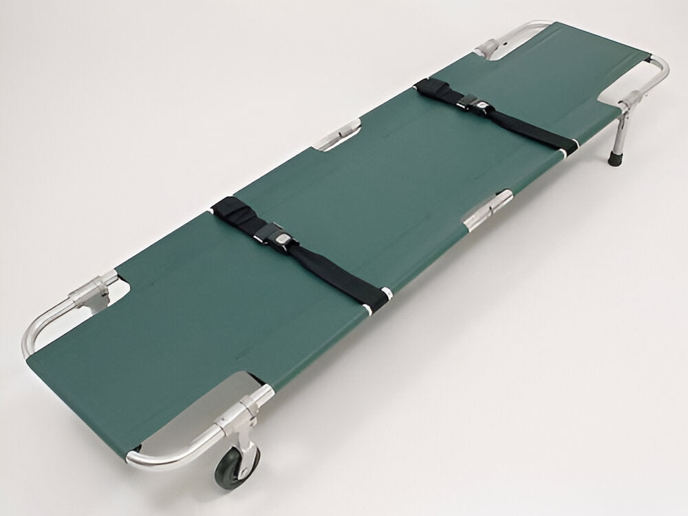 Stretcher Easy-Fold Wheeled – Portable Emergency Patient Transport