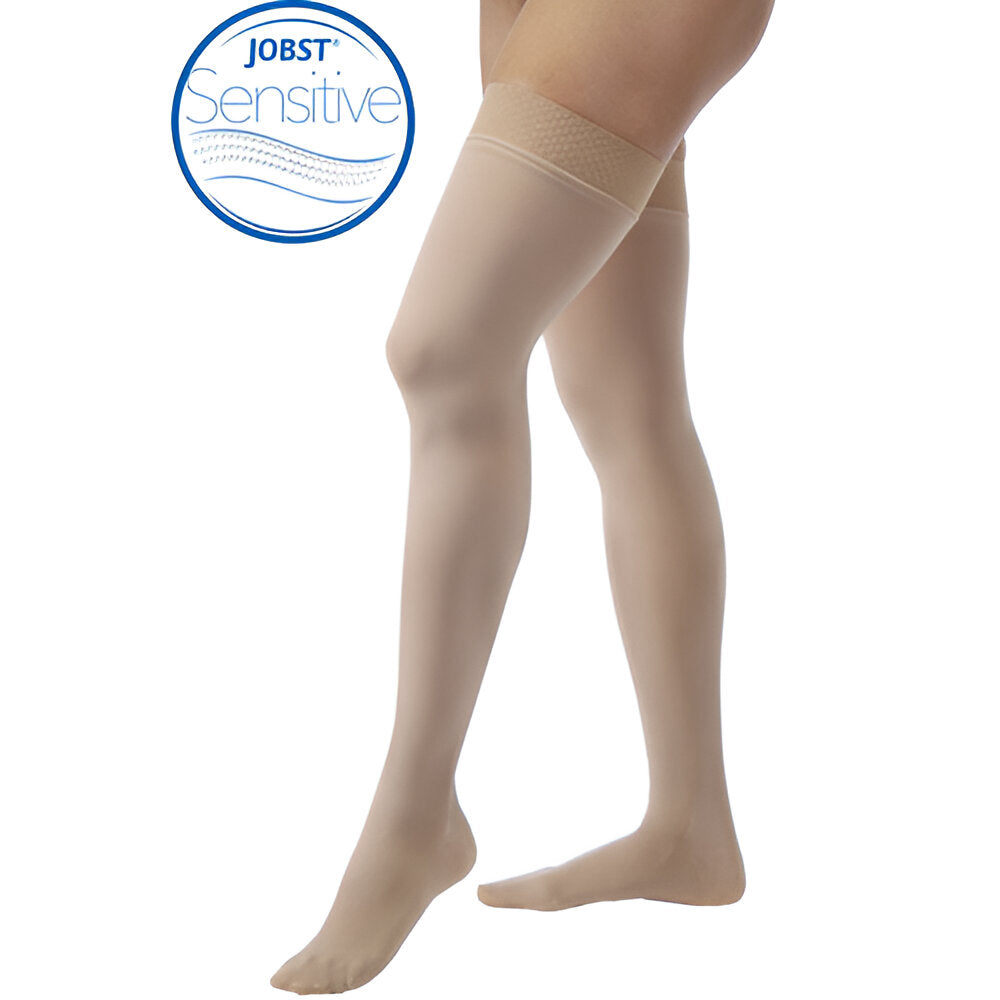 Jobst Opaque Sensitive Knee-High 20-30 mmHg Natural Petite Large