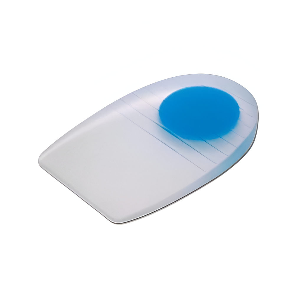 Gel Step Heel Pad Soft Center Spot Uncovered – Soft Gel, Shock-Absorbing, Heel Pain Relief