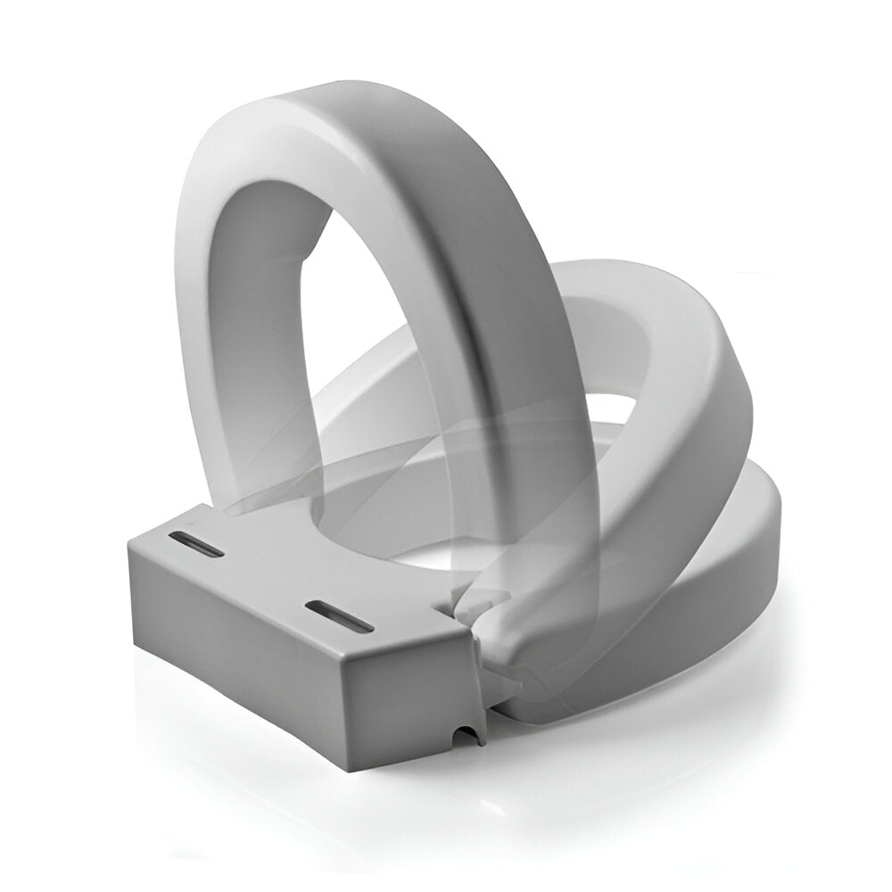Raised Toilet Seat Standard Hinged – Elevated Bathroom Safety Seat