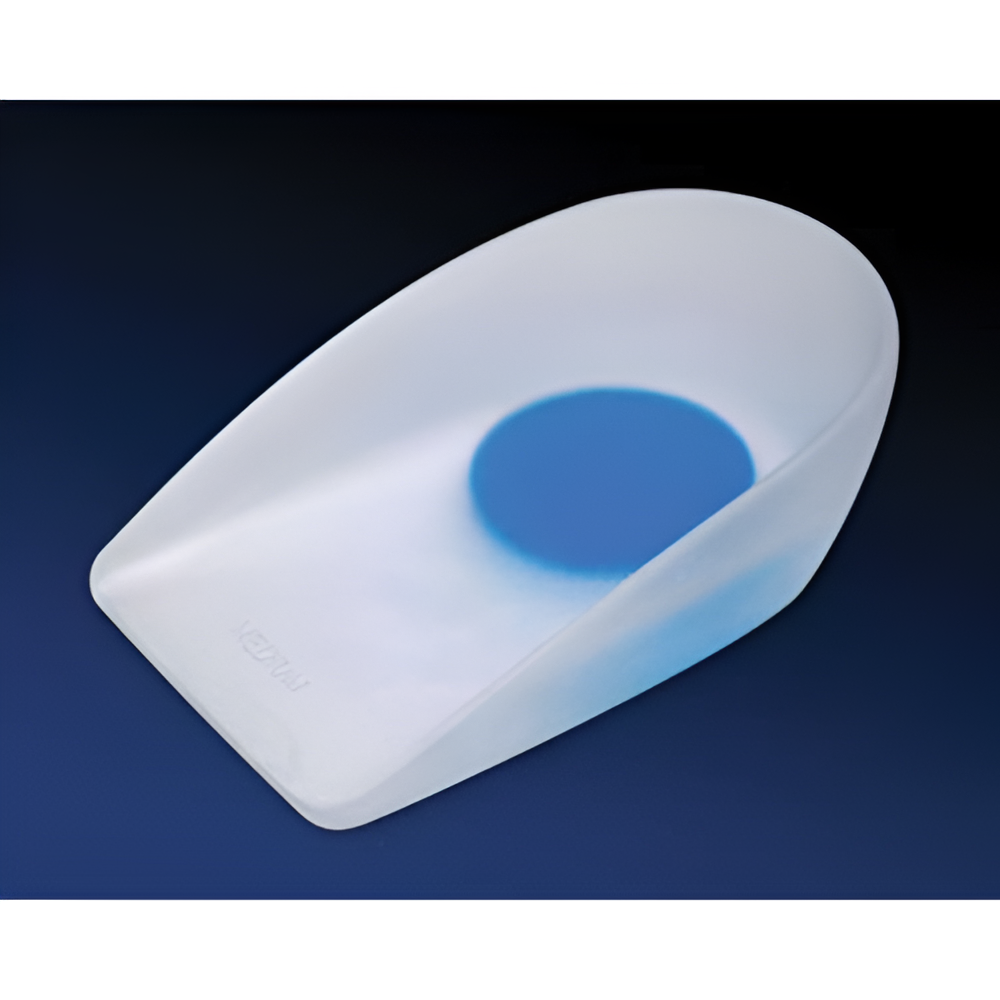 Gel Step Medium Recovery Heel Cup – Soft Gel, Shock-Absorbing, Foot Pain Relief