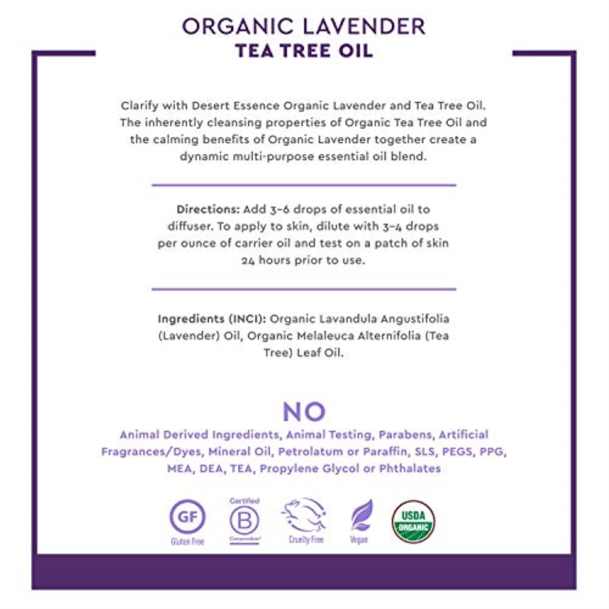 Desert Essence - Tea Tree & Lavender Oil (18ml 72)