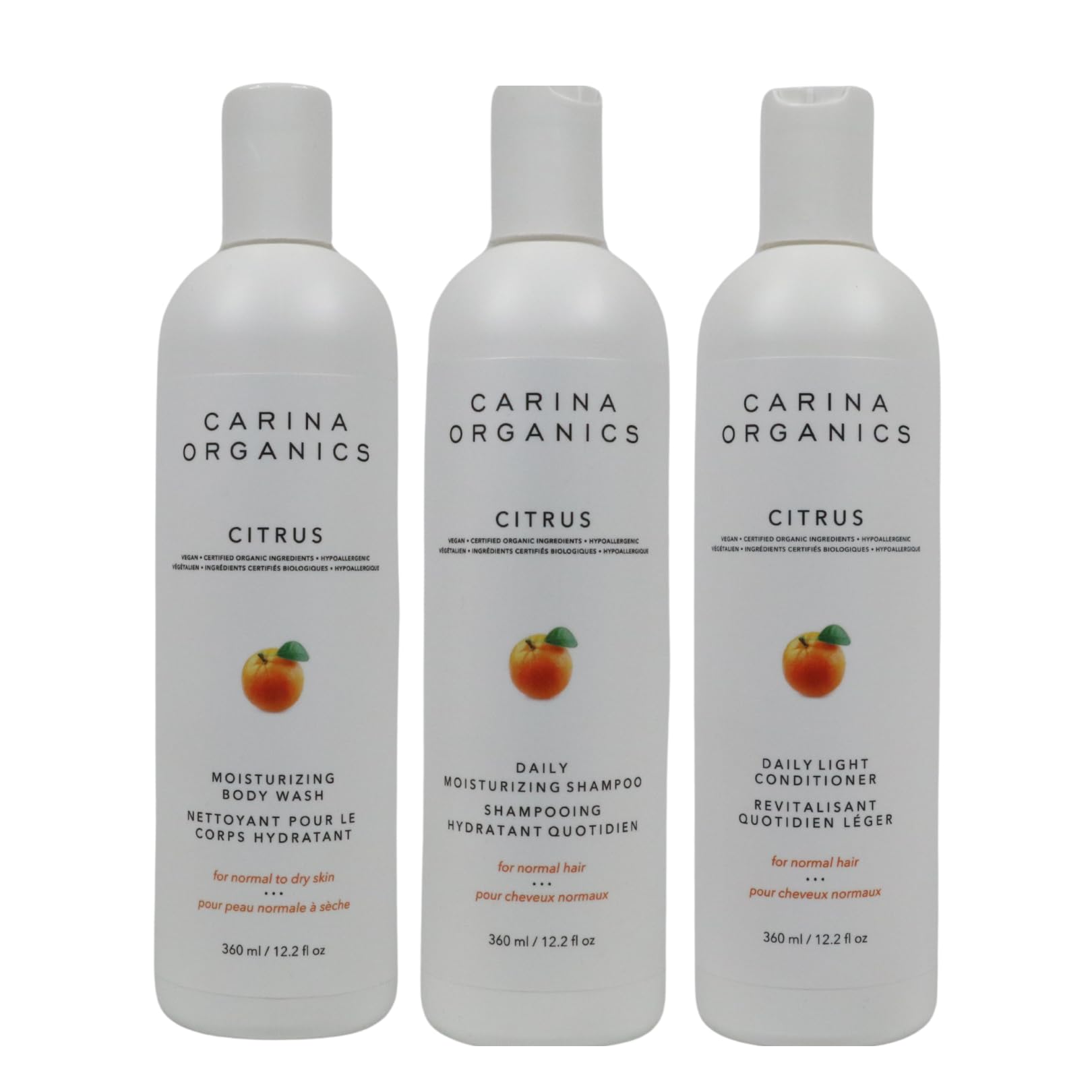 Carina Organics - Citrus Shampoo (Daily Moisturizing) (360ml 12)