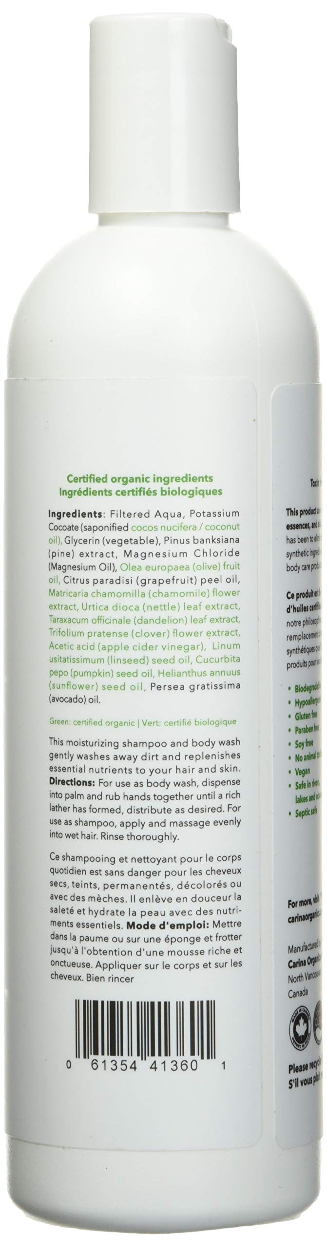 Carina Organics - Citrus Body Wash (360ml 12)