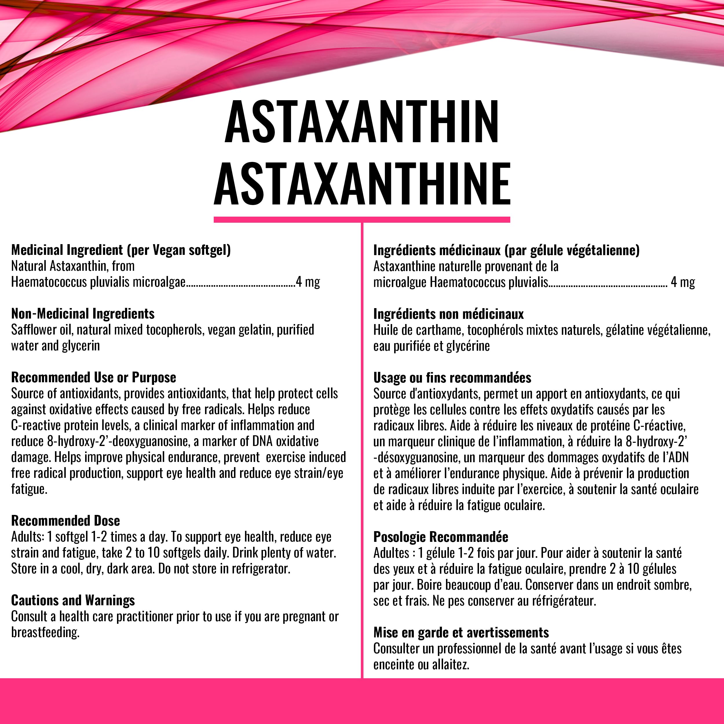 Gandalf - Astaxanthin 4mg, 60 Vcaps - Gandalf
