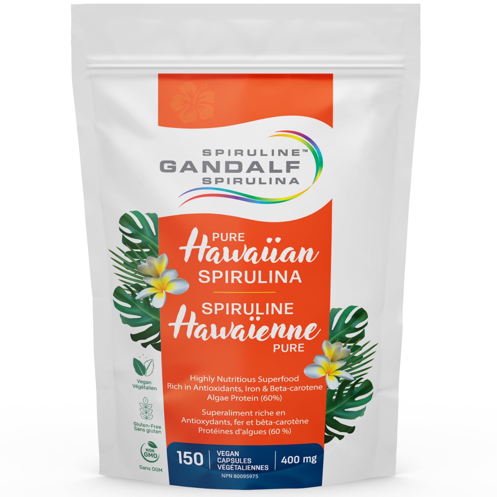 Gandalf - Hawaiian Spirulina 400mg, 150 Vcaps - Gandalf