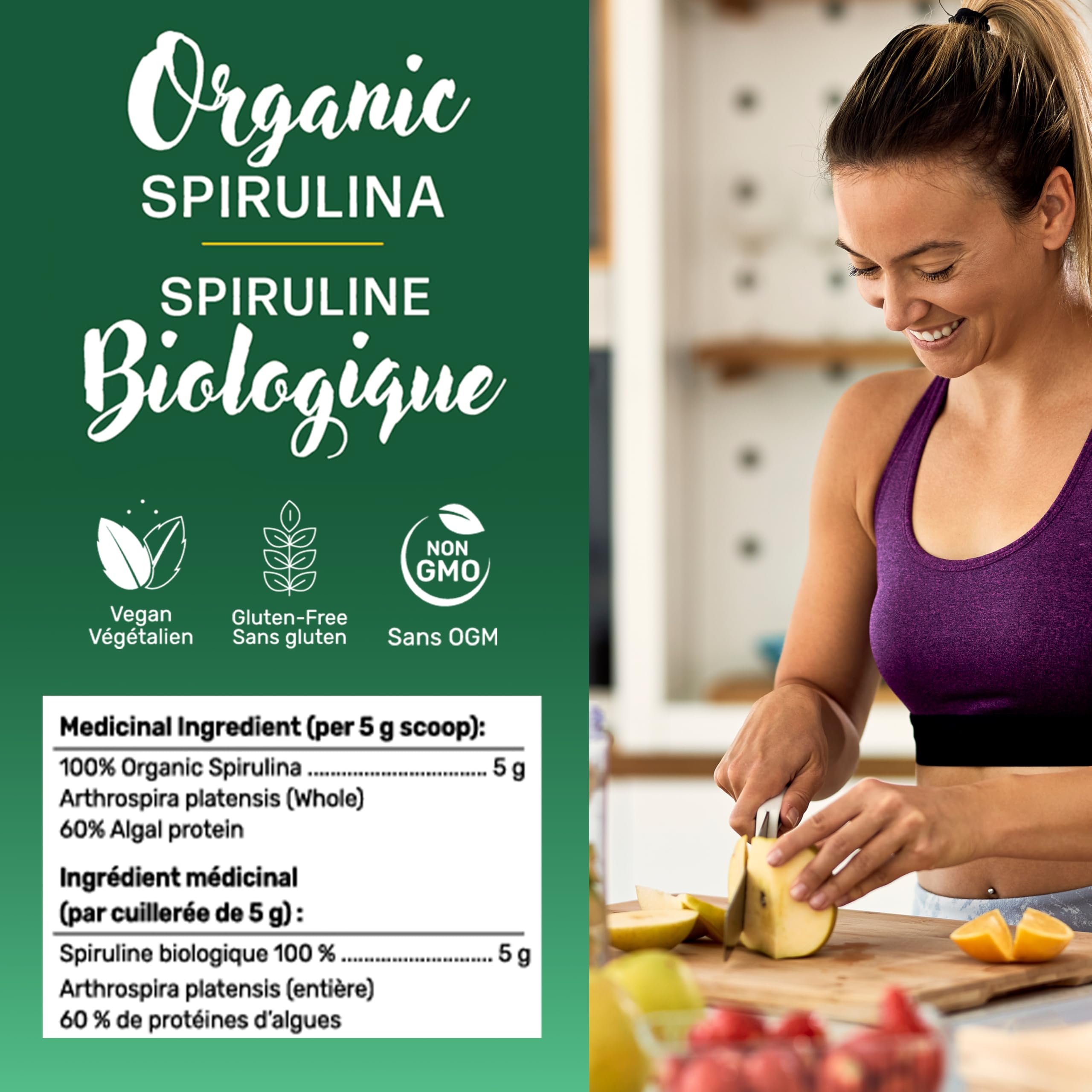 Gandalf - Spirulina Organic, 150g powder - Gandalf