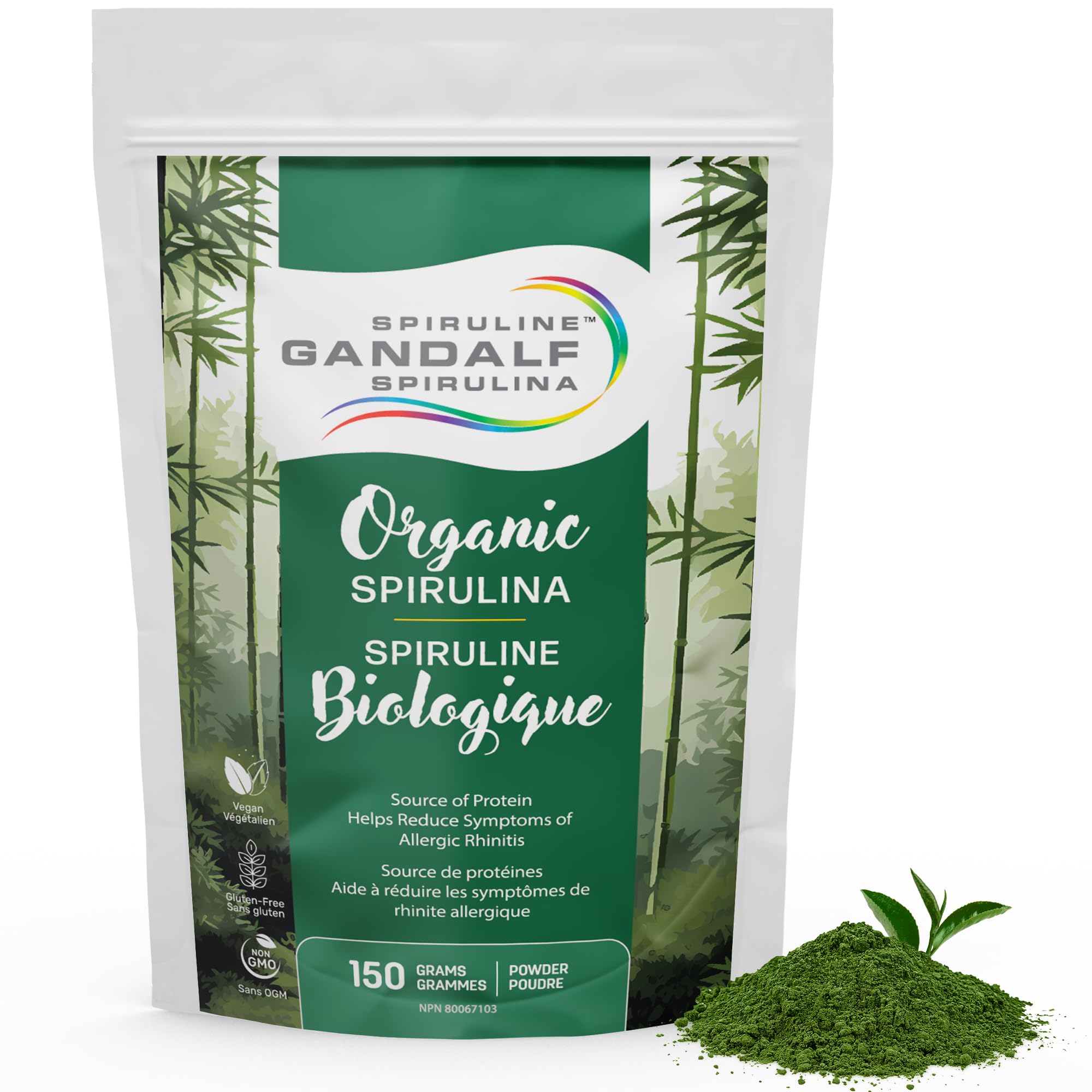 Gandalf - Spirulina Organic, 150g powder - Gandalf