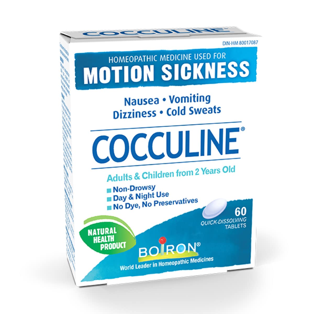 Boiron - Cocculine, Motion Sickness (60tab 60)